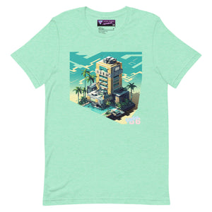 Miami Promenade Unisex T-Shirt-Victor Plazma