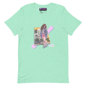 Sunset Stroll Unisex T-Shirt-Victor Plazma