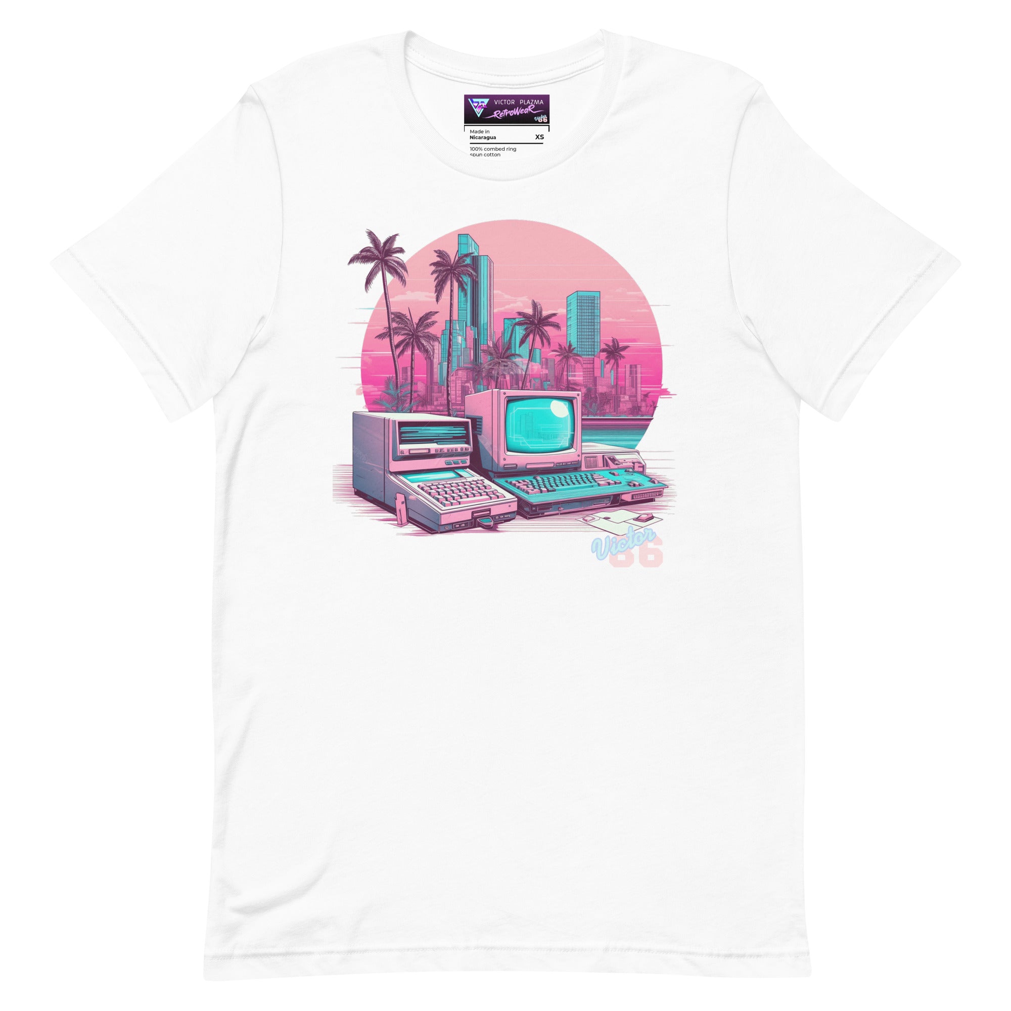 Office In Miami Unisex T-Shirt-Victor Plazma