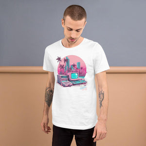 Office In Miami Unisex T-Shirt-Victor Plazma