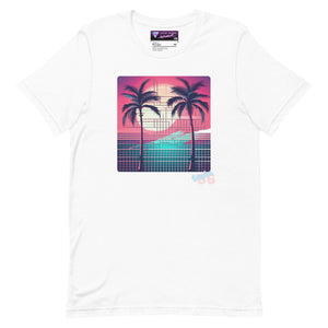 Palm Panorama Unisex T-Shirt-Victor Plazma