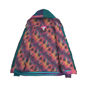 Radiant Flamingos Handcrafted Hoodie-Victor Plazma