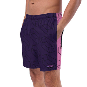 The Hotel Pools III Men's Swim Trunks-Victor Plazma