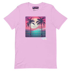 Palm Panorama Unisex T-Shirt-Victor Plazma