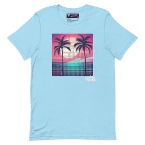 Palm Panorama Unisex T-Shirt-Victor Plazma