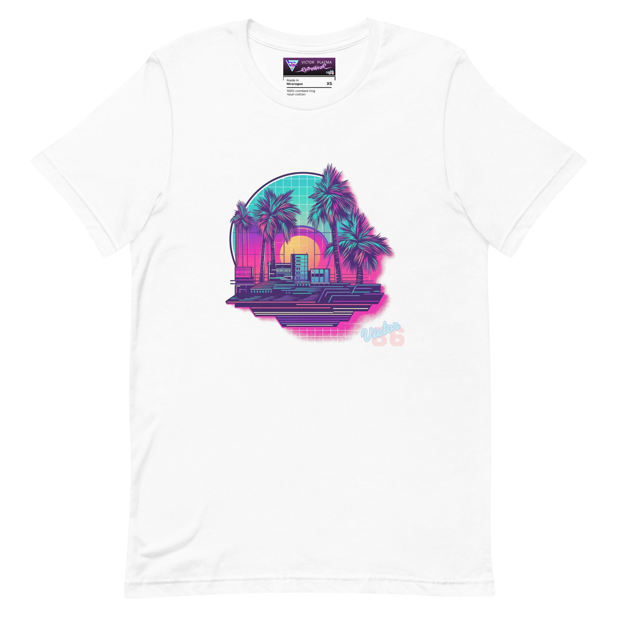 Sonic Cityscape Unisex T-Shirt-Victor Plazma