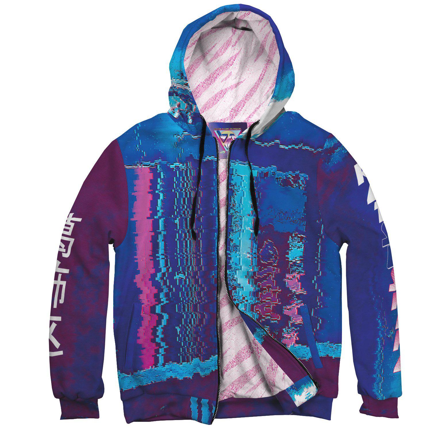 Katsushika Handcrafted Hoodie-Victor Plazma