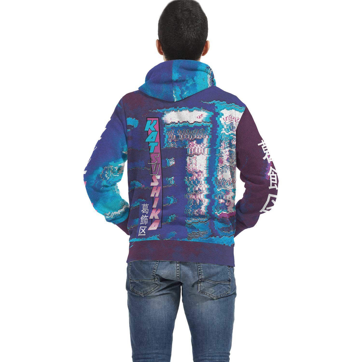 Katsushika Handcrafted Hoodie-Victor Plazma